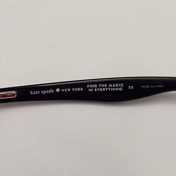 Kate Spade Eyeglasses Atalina INA Leopard Print Black Cat Eye Frame 49-16 140 - Picture 5 of 6